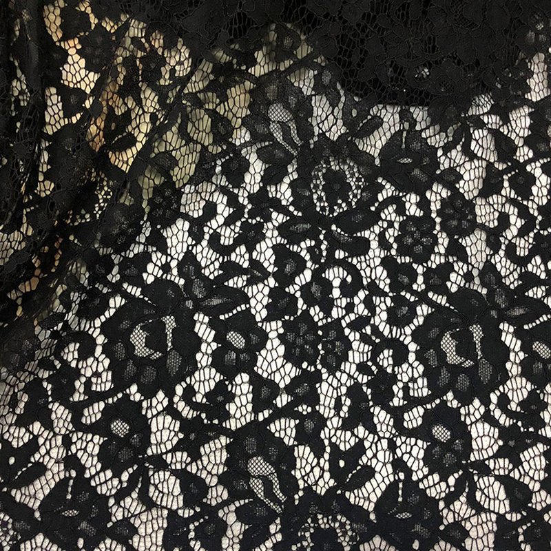 Lace Fabric Dress Eyelash Nylon for Women's Wear Wholesale Supplier 7